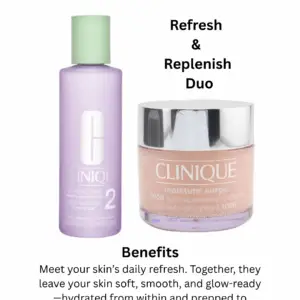 Clinique carify lotion 2 moisture surge 100H duo