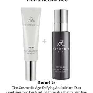 Cosmedix define serum, pepoxide concentrate