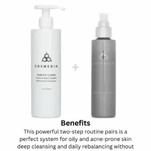 Cosmedix purity cleanser, purity toner