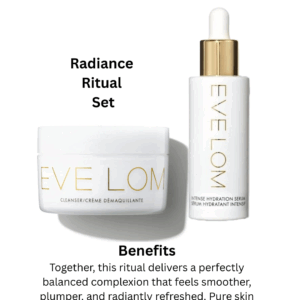 Eve lom cleanser intense hydration serum