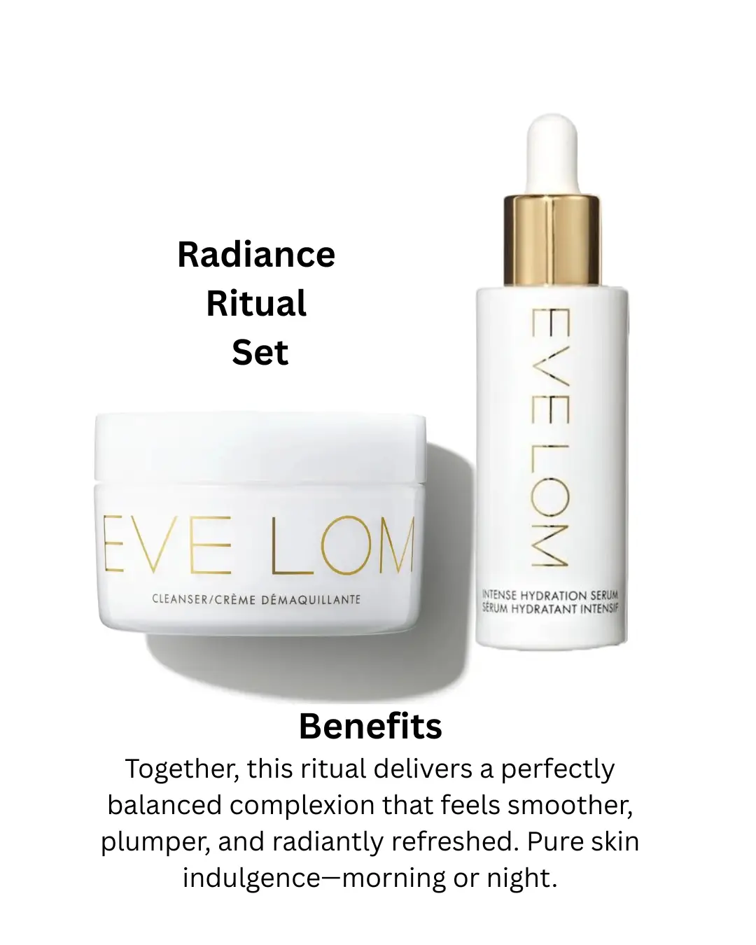 Eve lom cleanser intense hydration serum