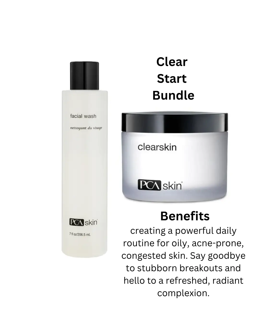 PCA skin facial cleanser ,clearskin-duo