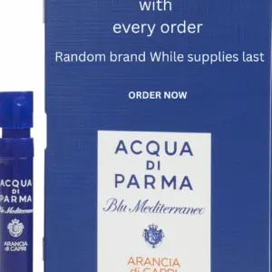 Get a free branded perfume minitures with every order, sent at random, limited stock, order now!